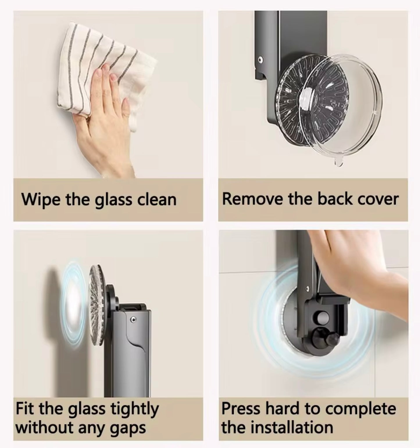 FOLDABLE TRAVEL CLOTHES DRYING RACK WITH SUCTION CAPS FOR EASY INSTALLATION