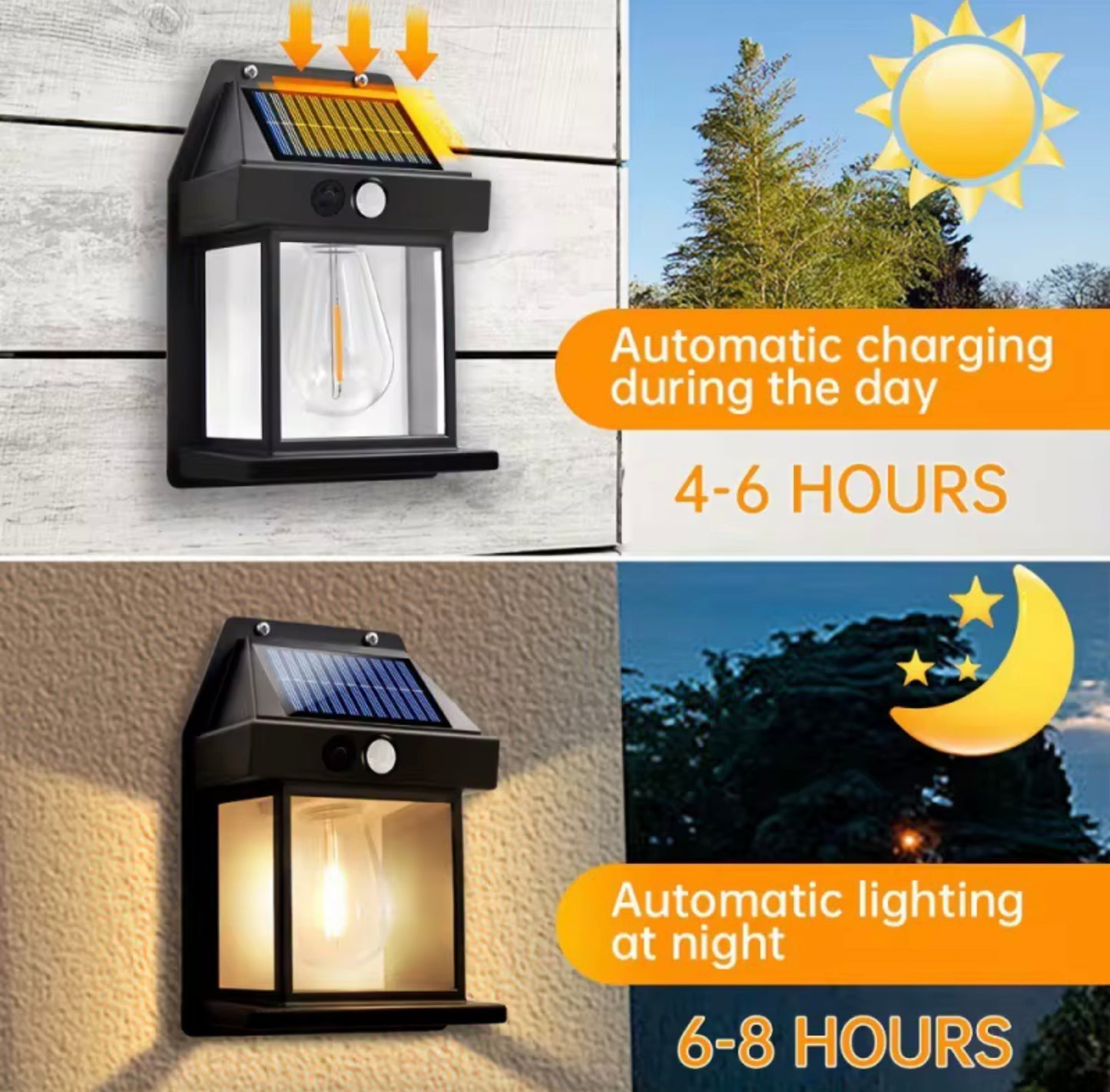 SOLAR POWERED OUTDOOR LIGHT