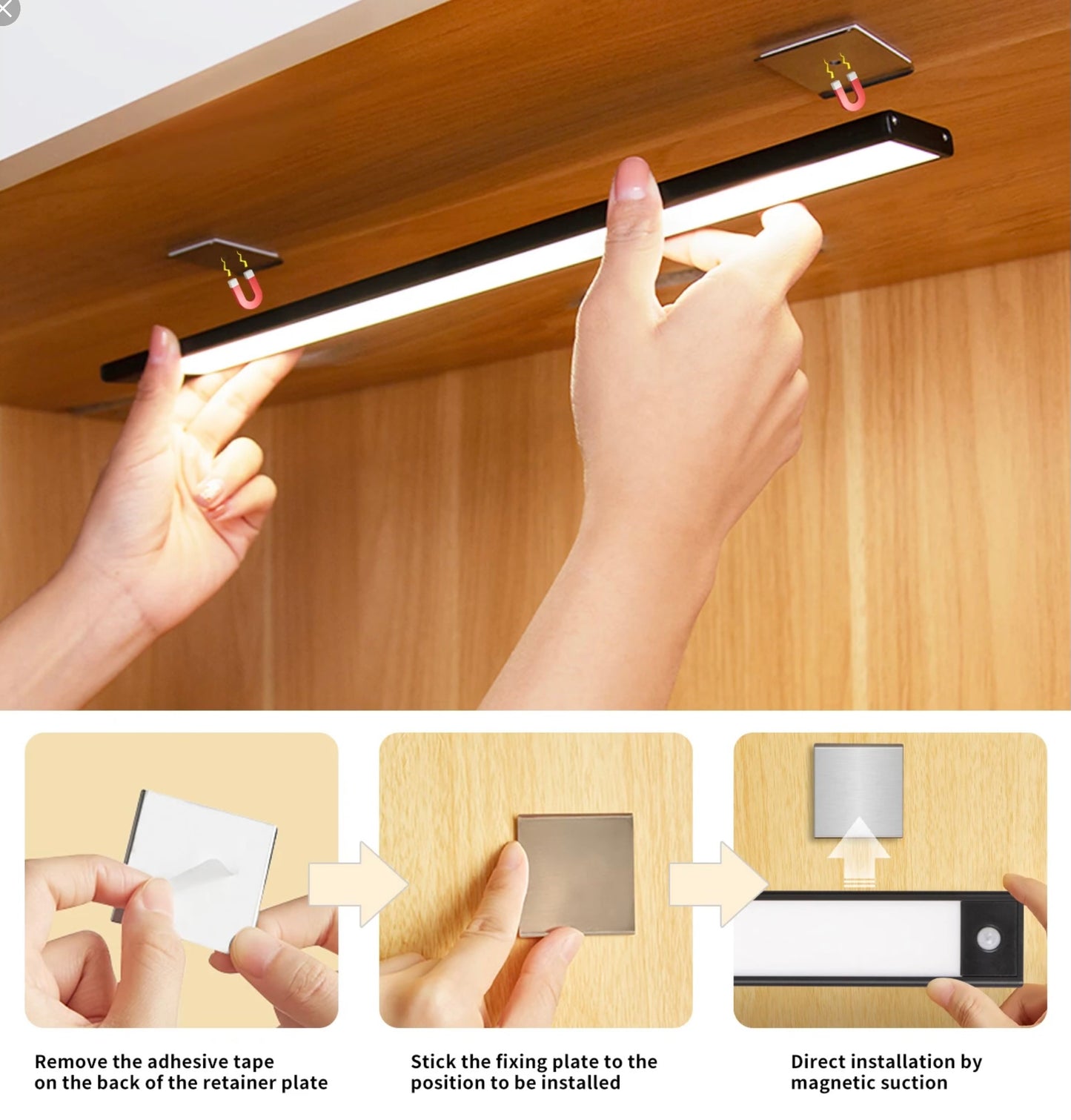 Motion activated sensor light
