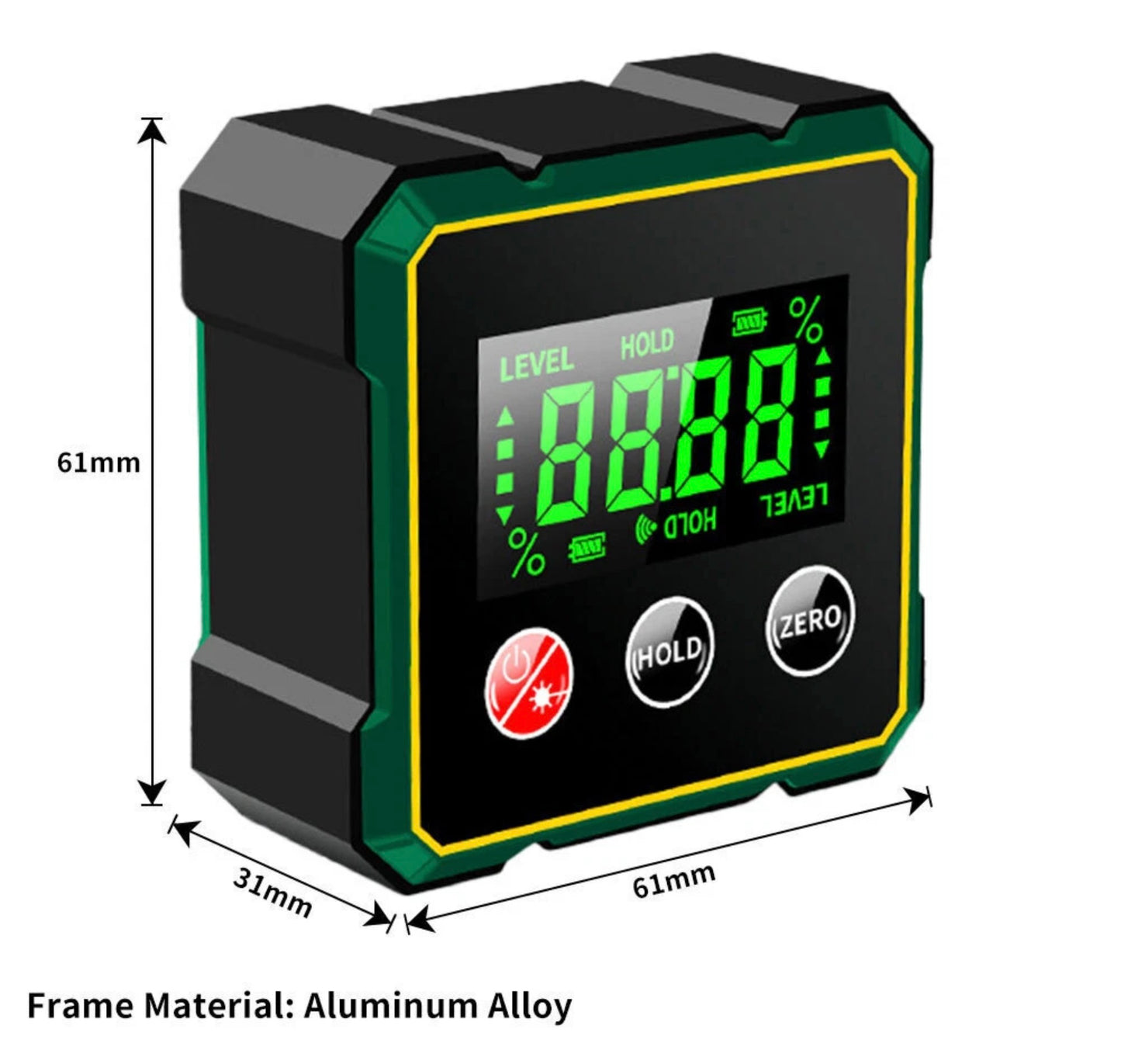 ELECTRONIC RECHARGEABLE DIGITAL LEVELLING DEVICE