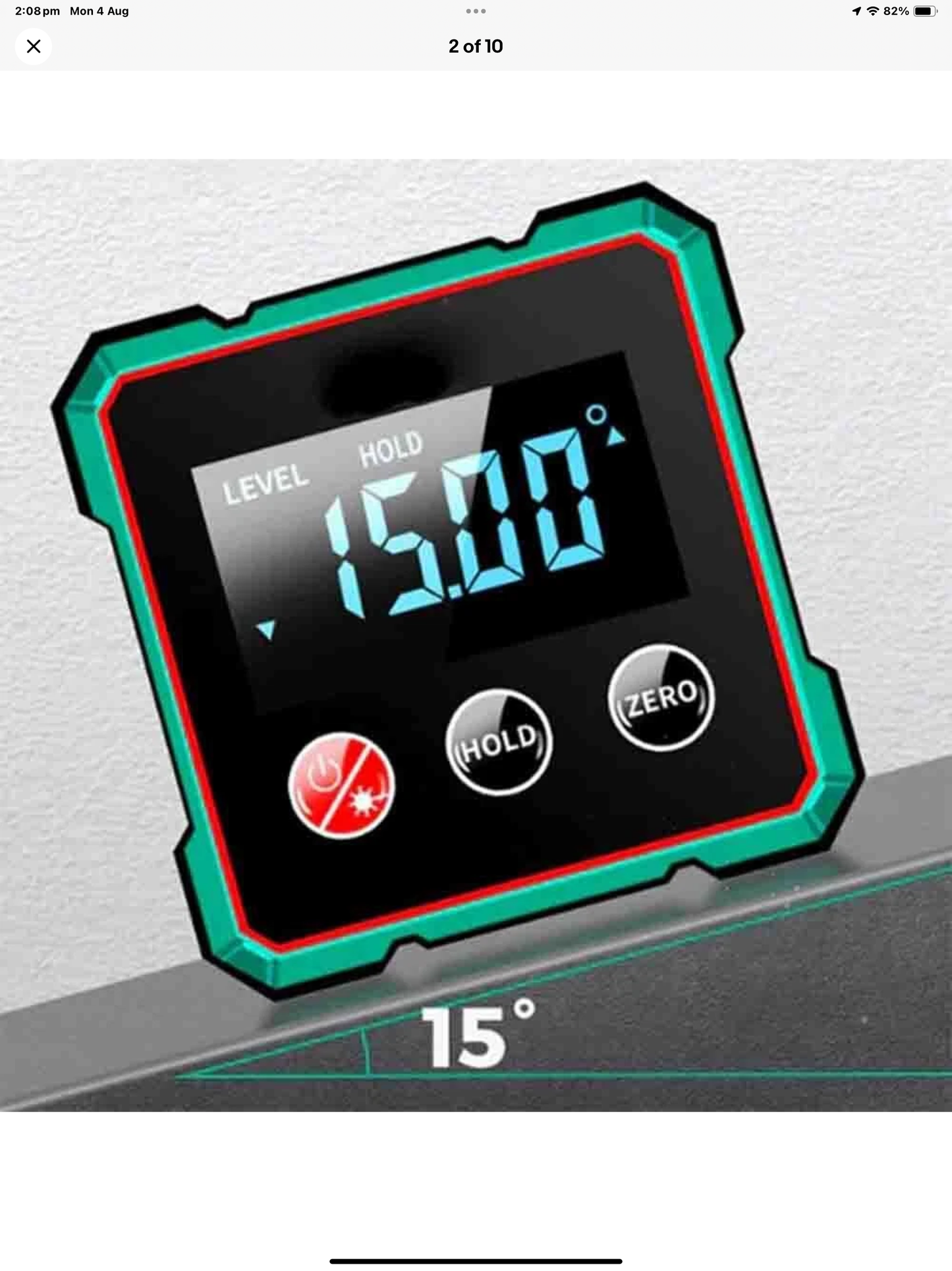 ELECTRONIC RECHARGEABLE DIGITAL LEVELLING DEVICE