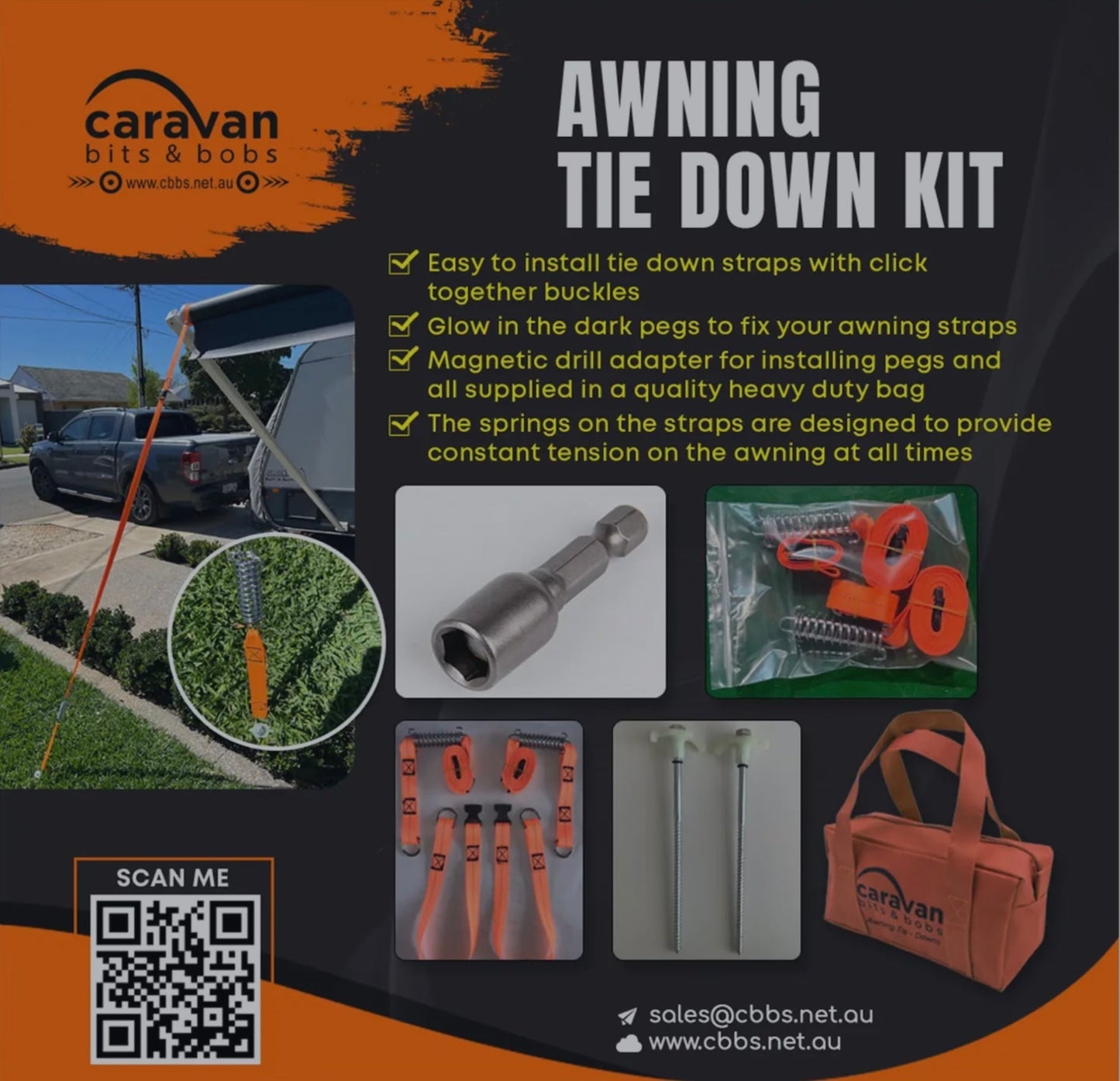 Awning Tie Down Kit