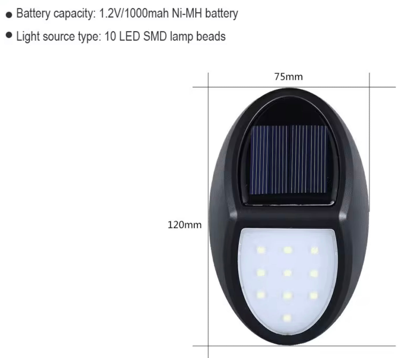 AWNING ARM STRAPS WITH BUILT IN SOLAR POWERED LED LIGHTS