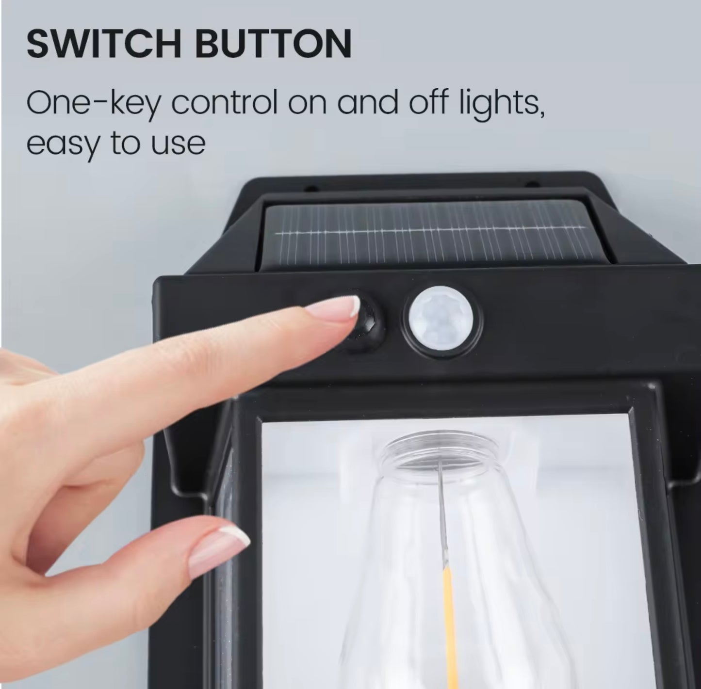 SOLAR POWERED OUTDOOR LIGHT