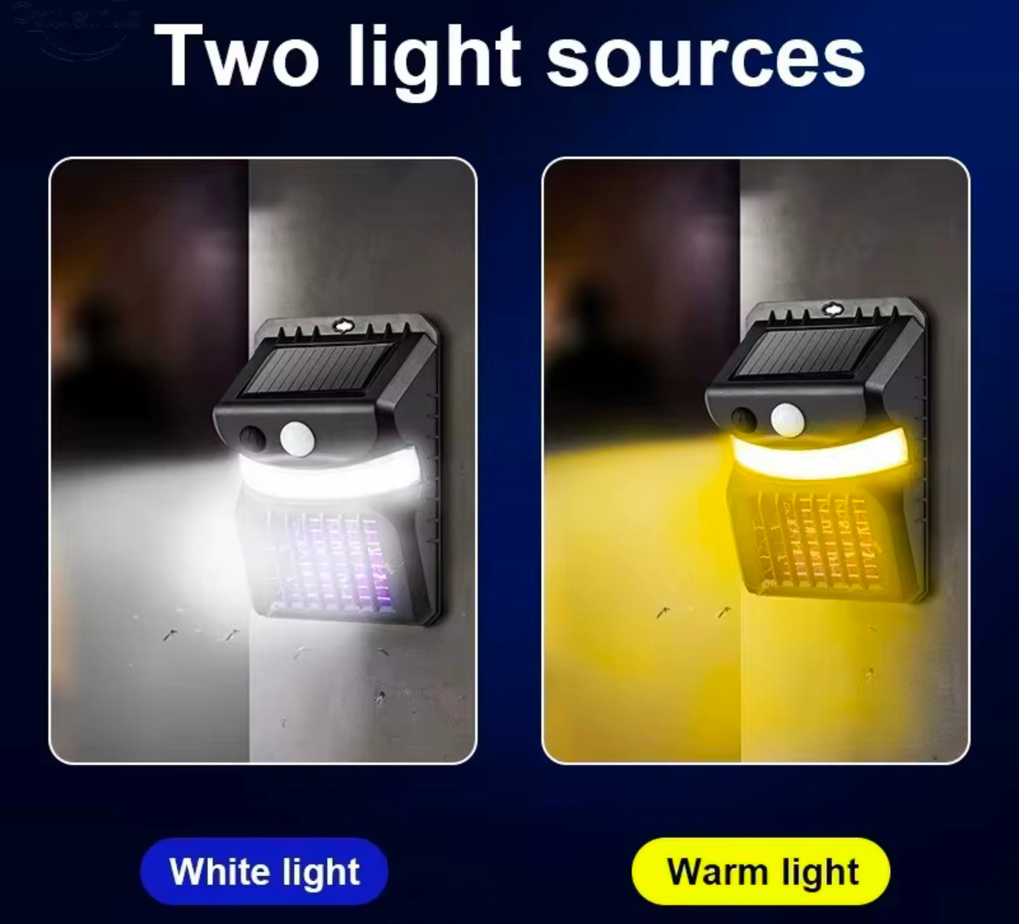 SOLAR POWERED CARAVAN/RV LIGHT/MOZZIE/ZAPPER ATTACHES TO AWNING STRAP PREVENTS ACCIDENTAL AWNING OPENING IN TRANSIT.