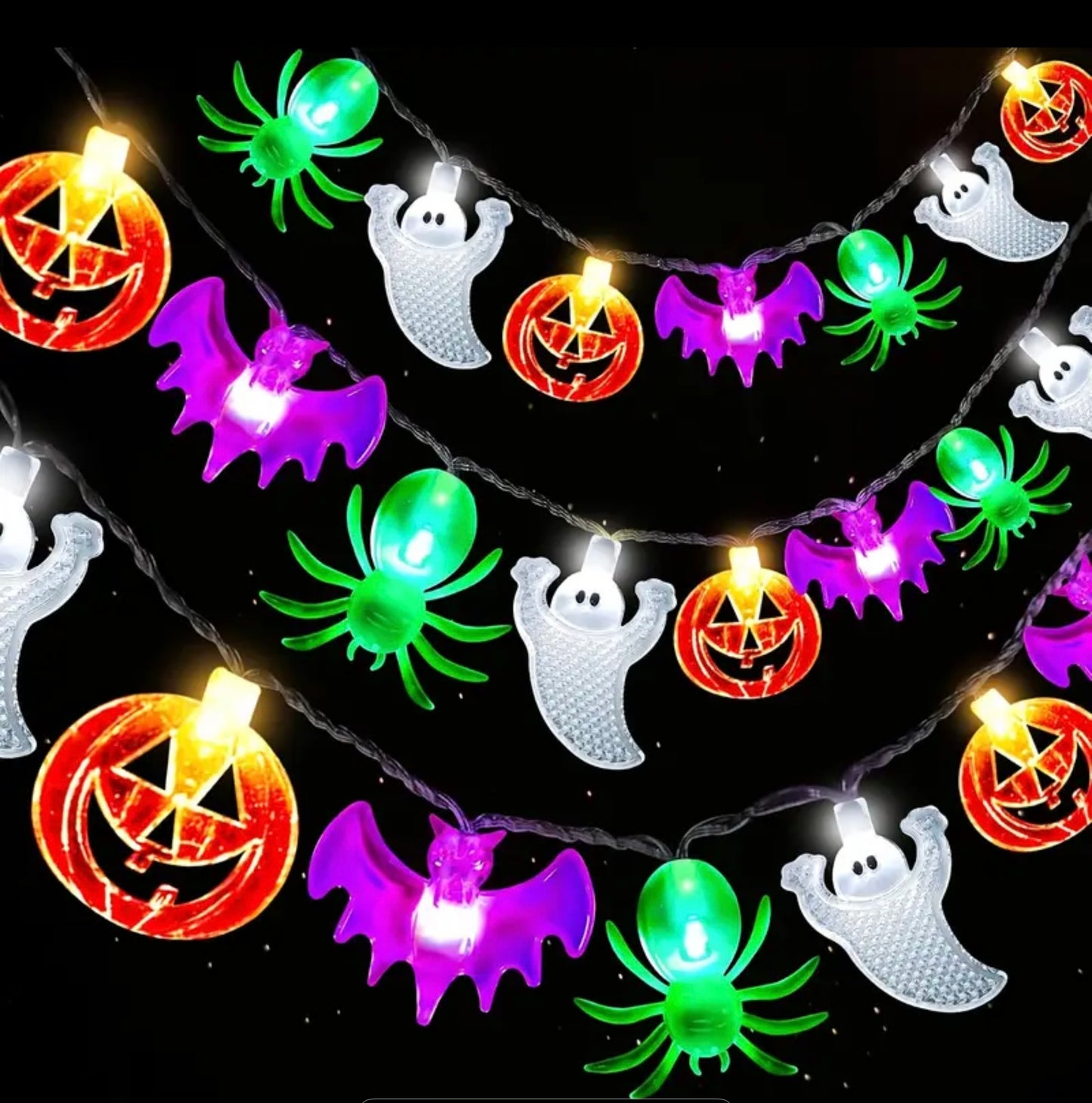 HALLOWEEN SOLAR POWERED LIGHTS FOR YOUR CARAVAN AWNING