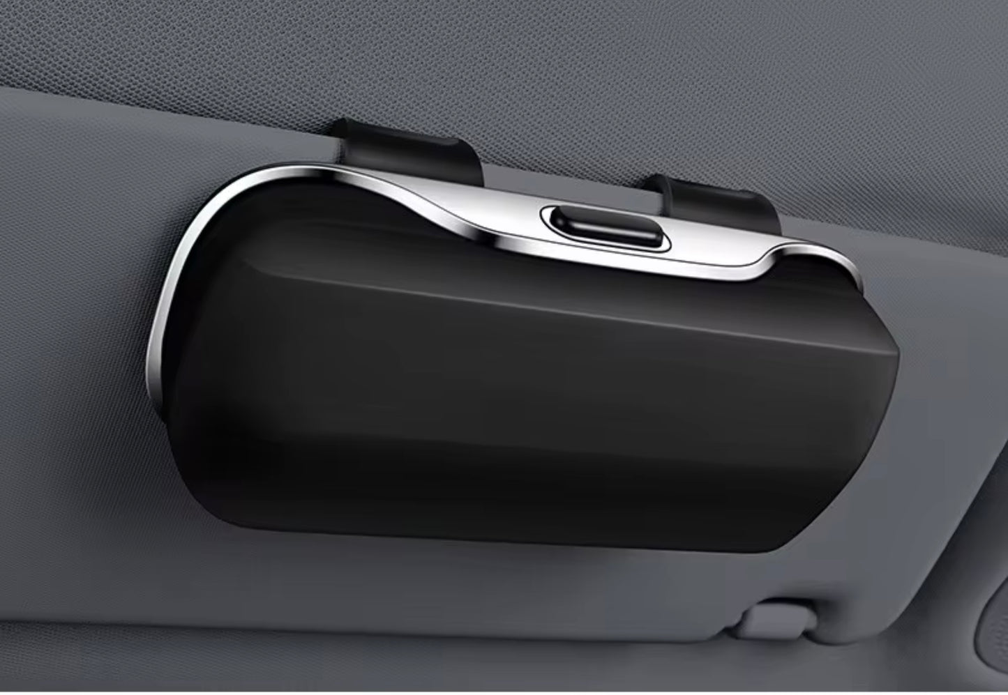 SUN VISOR STORAGE BOX FOR SUNGLASSES