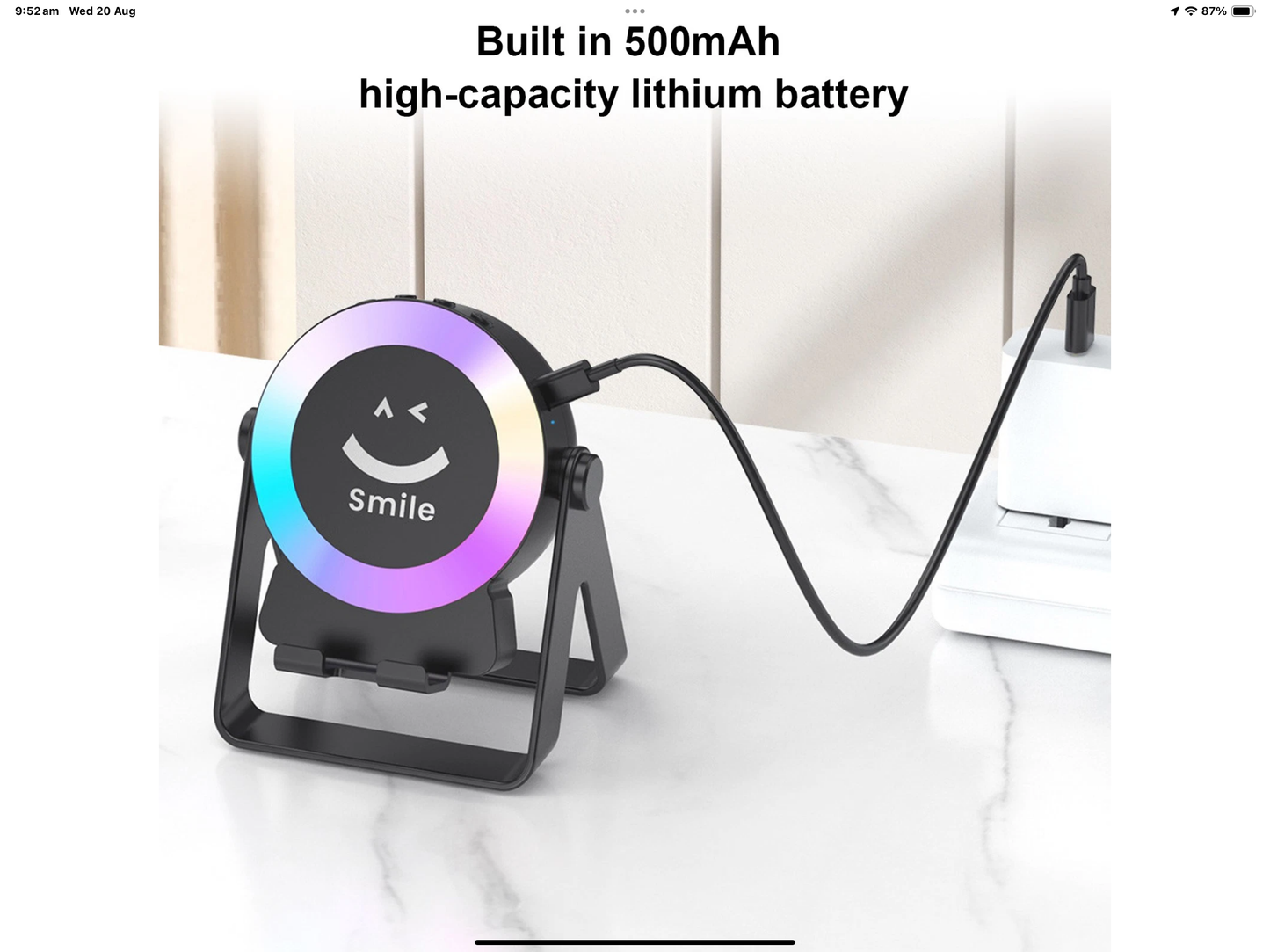SPEAKER STAND FOR PHONE OR TABLET