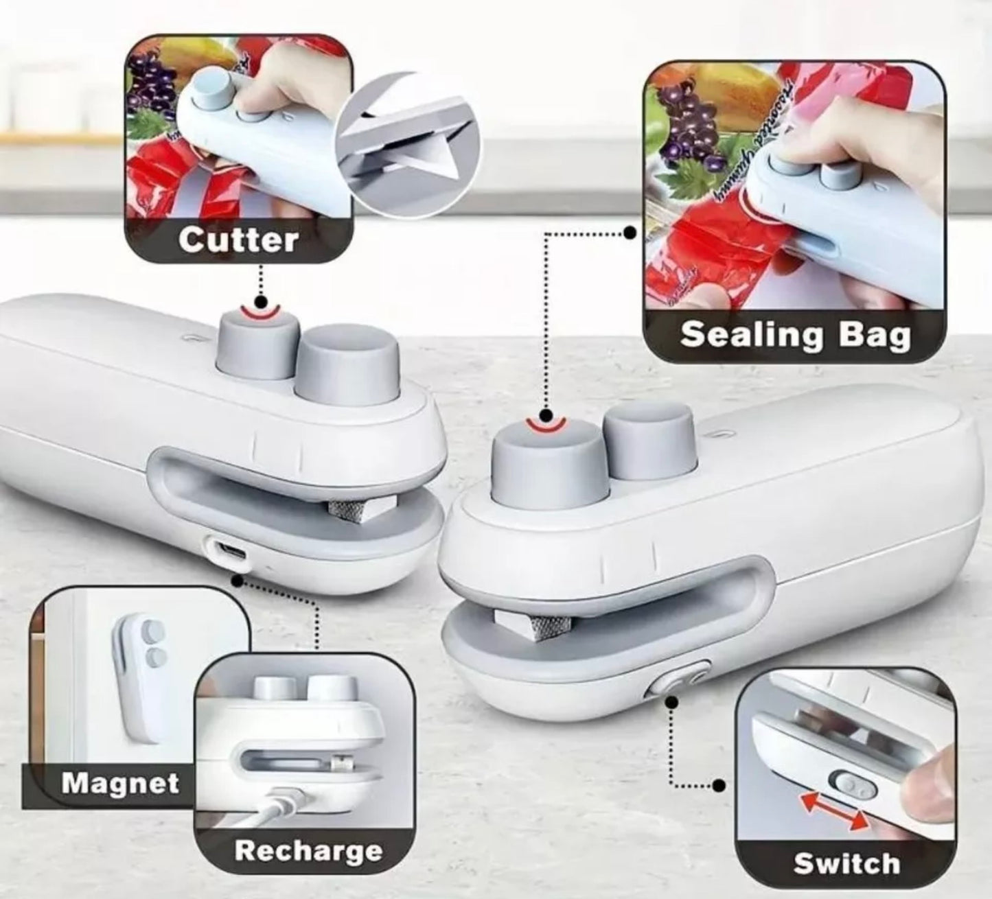 Rechargeable Hand Held Vacuum Sealing Machine