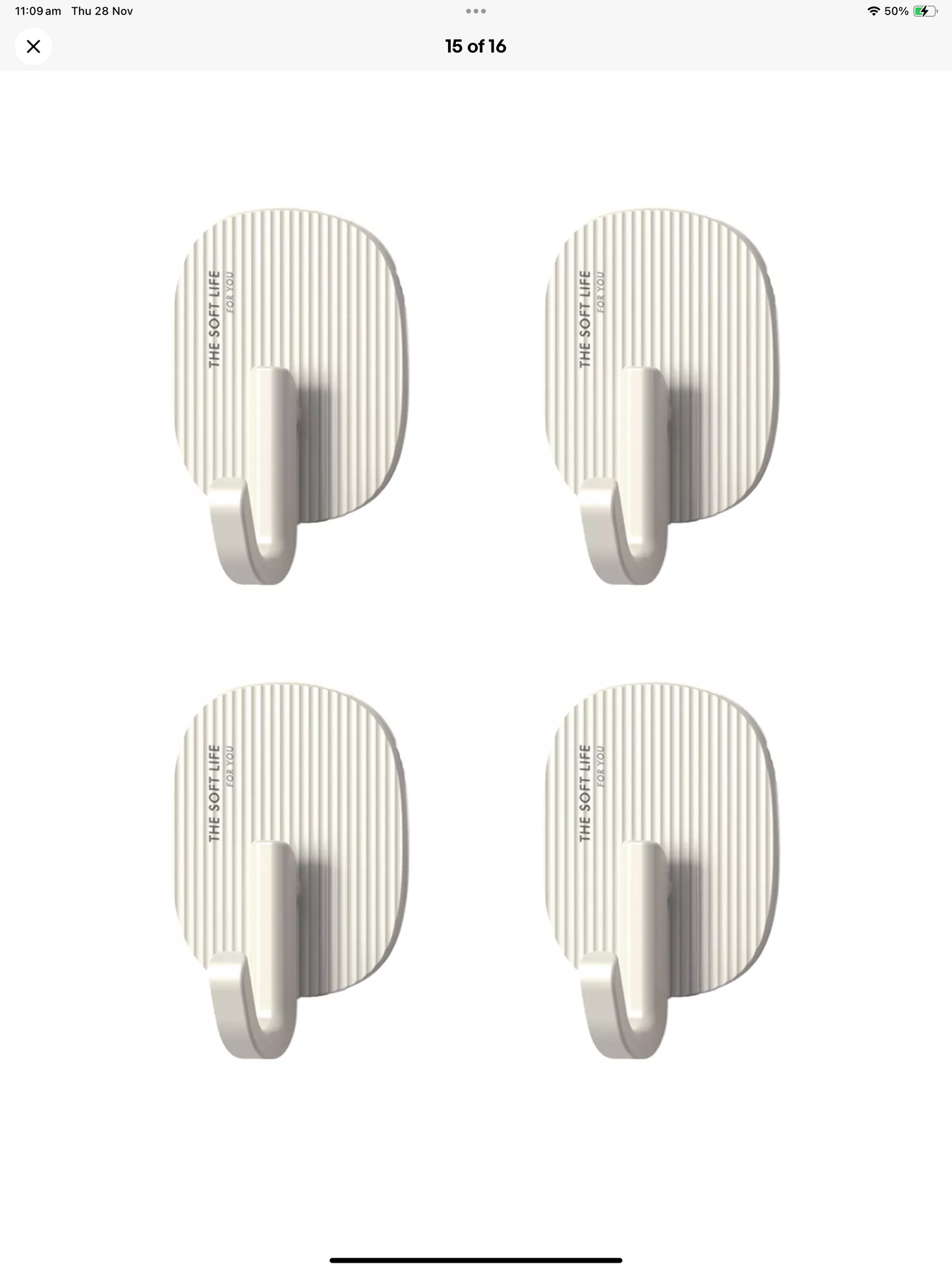 Self Adhesive Hooks - Pack of 4
