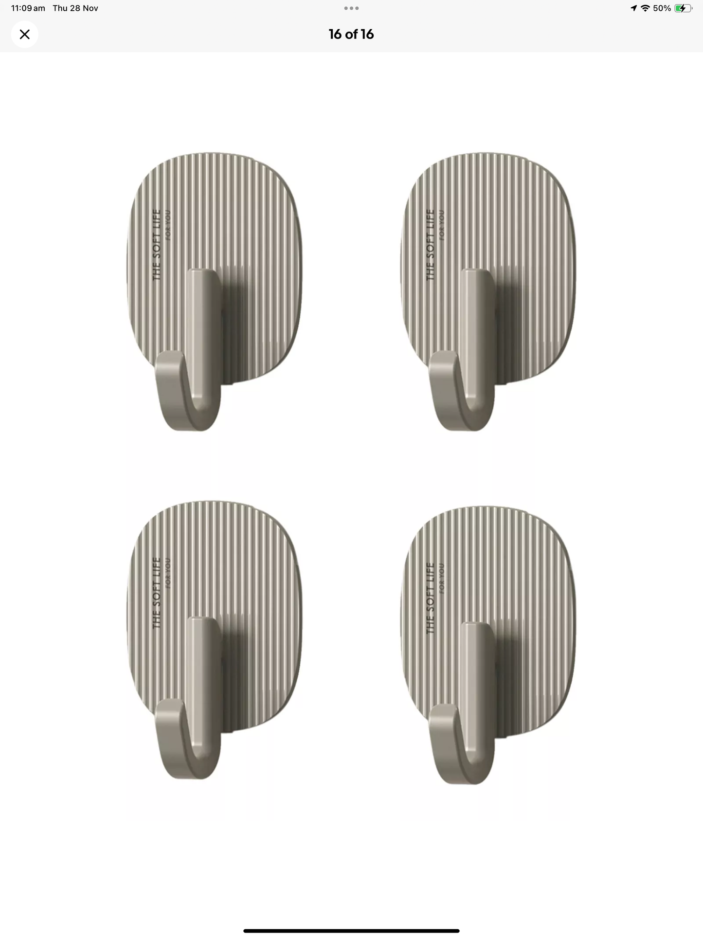Self Adhesive Hooks - Pack of 4