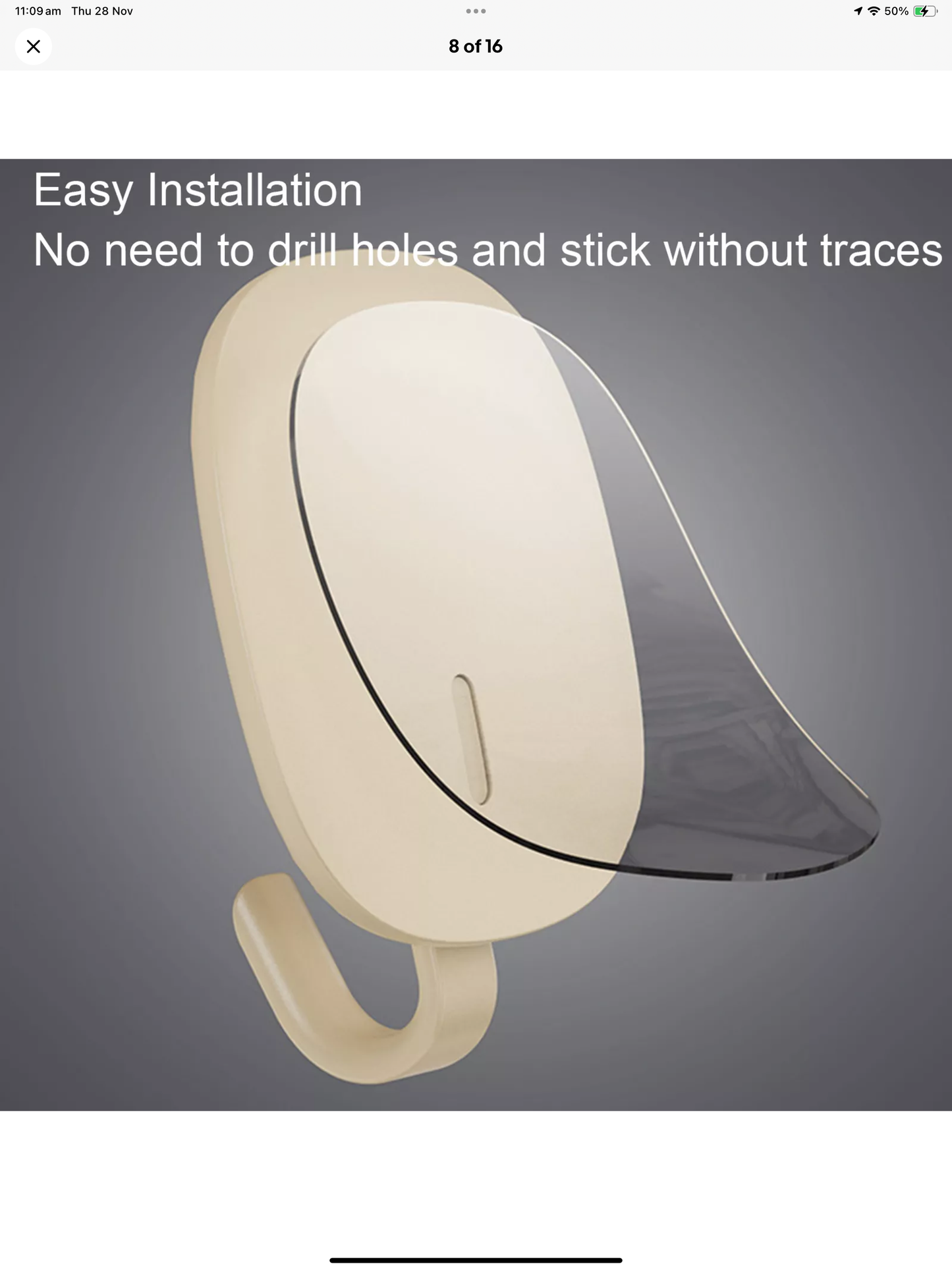 Self Adhesive Hooks - Pack of 4