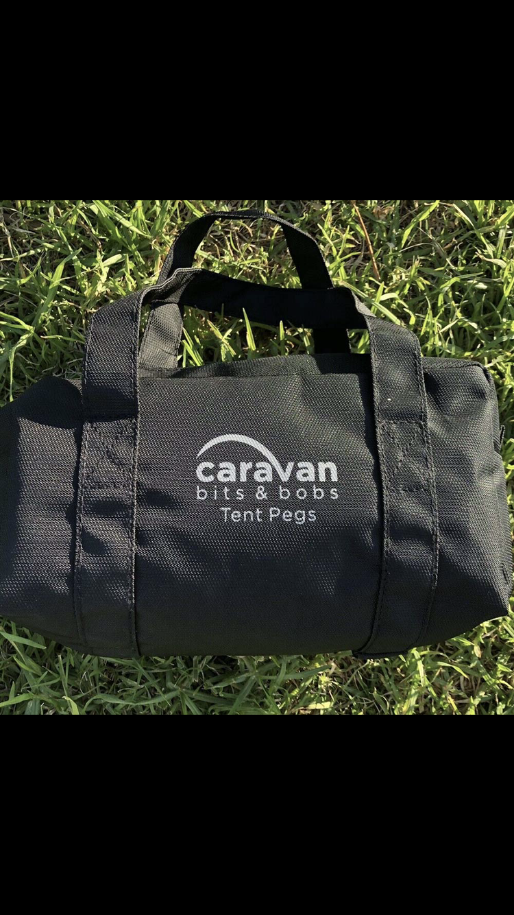Glow in the dark Outdoor Camping Pegs in Handy Storage Case now with 20 pcs with Storage Bag