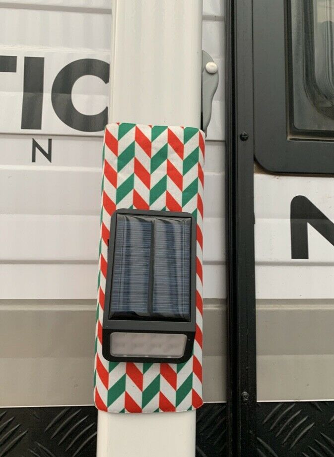 Awning Neoprene Arm Tie Downs (Set of 2)With Built-In RED AND GREEN FLASHING