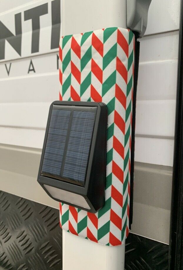 Awning Neoprene Arm Tie Downs (Set of 2)With Built-In RED AND GREEN FLASHING