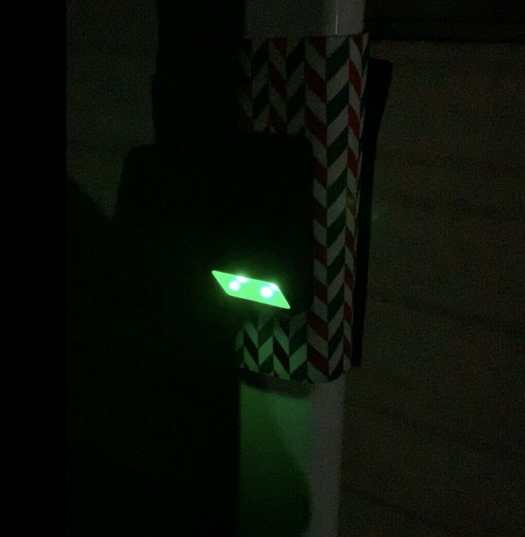Awning Neoprene Arm Tie Downs (Set of 2)With Built-In RED AND GREEN FLASHING
