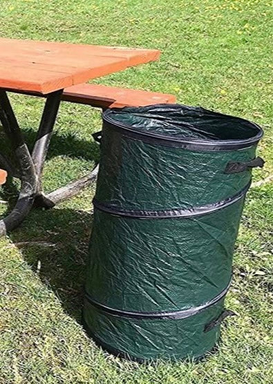 Collapsible rubbish bins