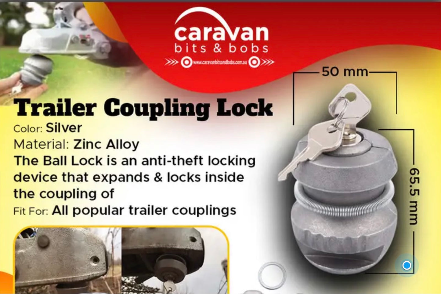Caravan Hitch Lock