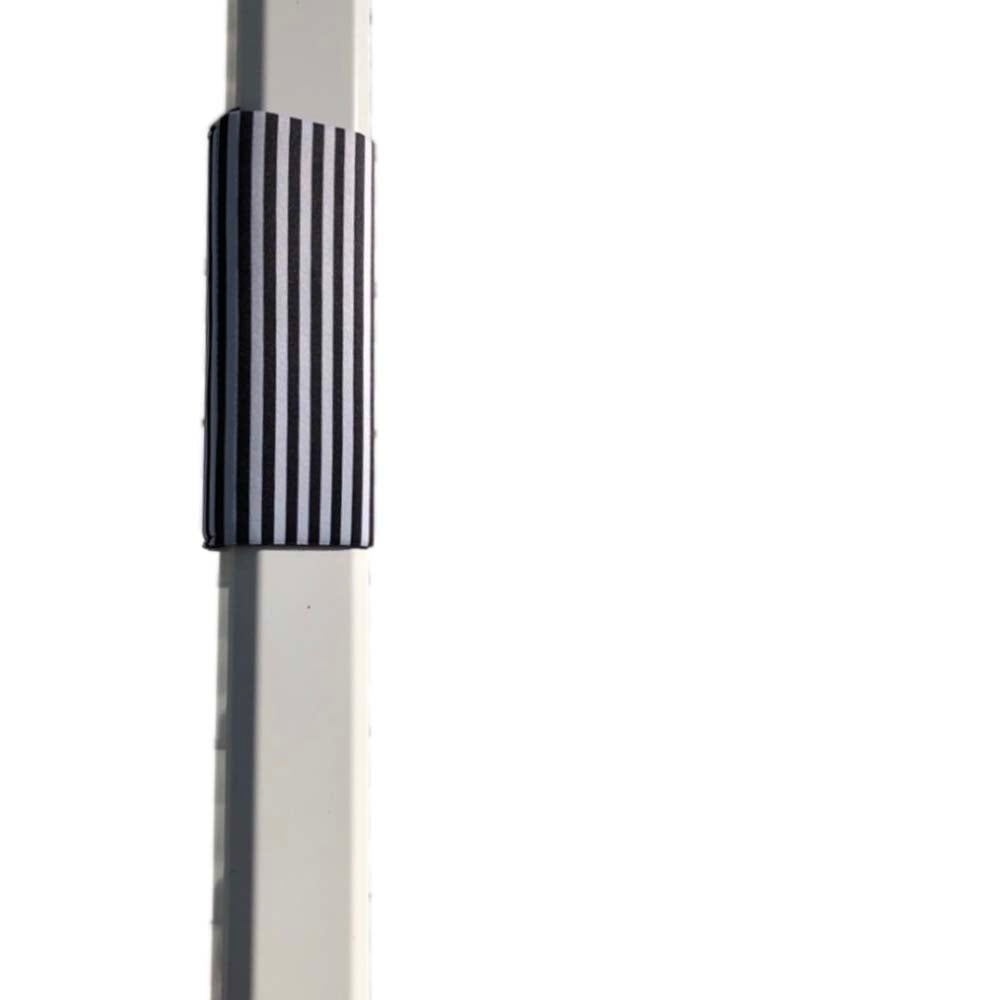 NEW Black and White Neoprene/Velcr Arm Tie Downs (Set of 2)