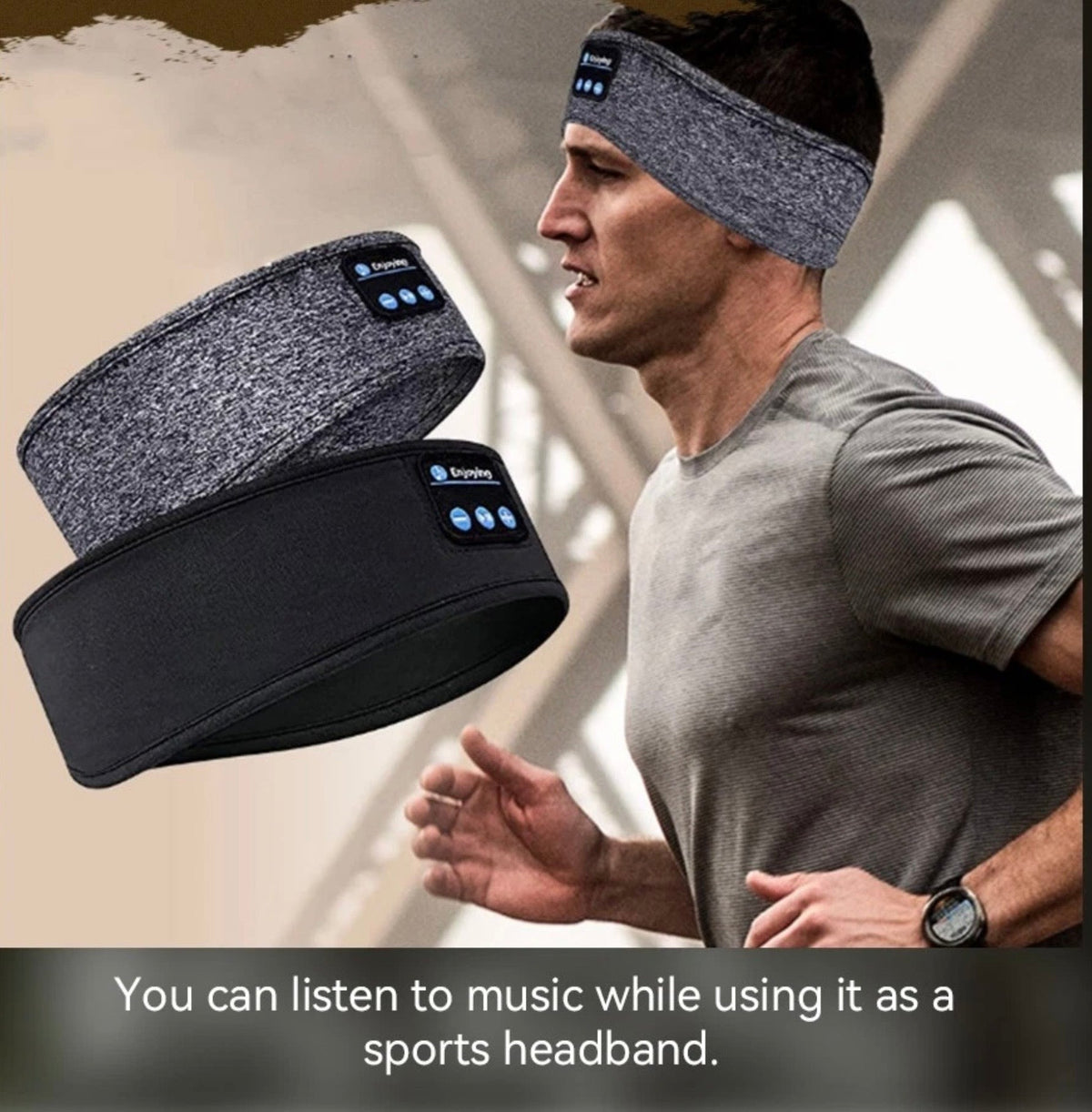 WIRELESS BLUETOOTH STEREO GOGGLES/HEADBAND