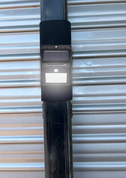 AWNING STAY WITH BUILT IN SOLAR POWERED LED LIGHT