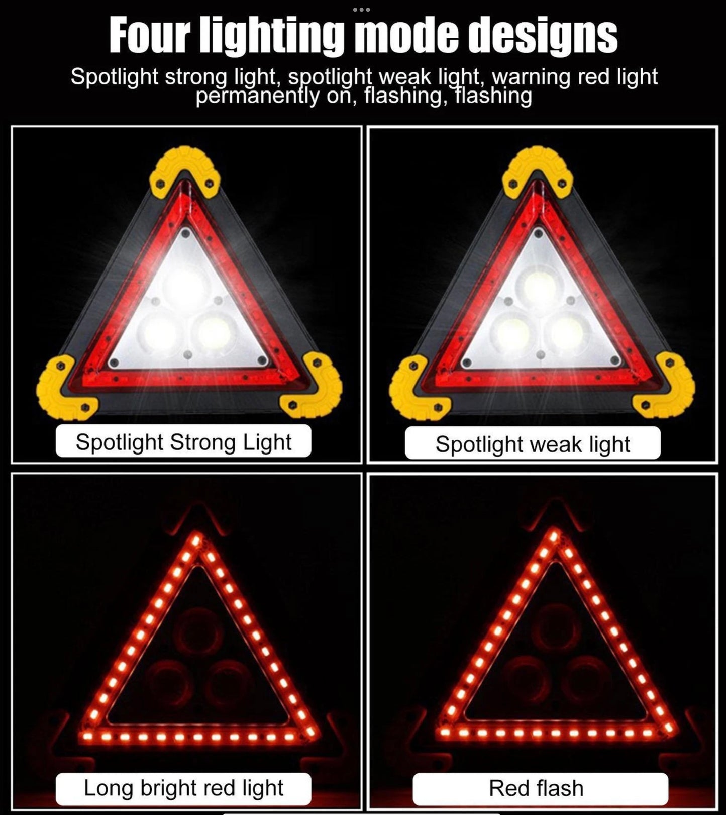 WATERPROOF LED COB OUTDOOR SAFETY STROBE LIGHT