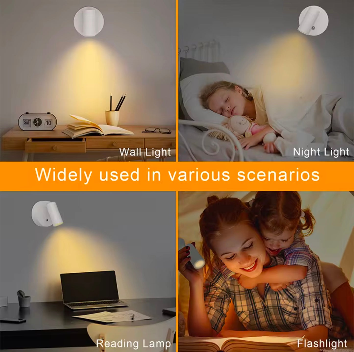 READING LAMPS - WIRELESS RECHARGEABLE