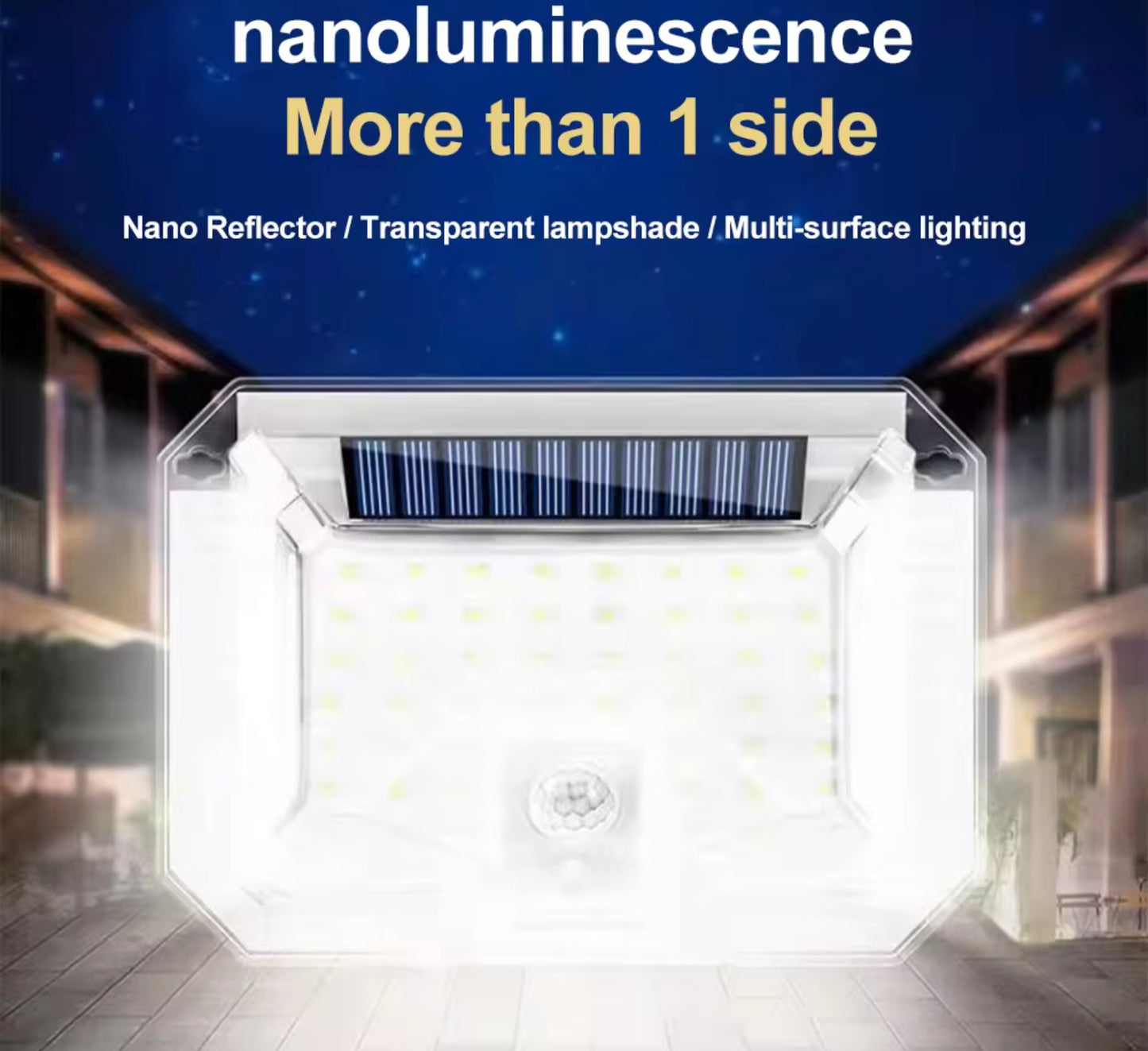 90 LED SOLAR POWERED LIGHT