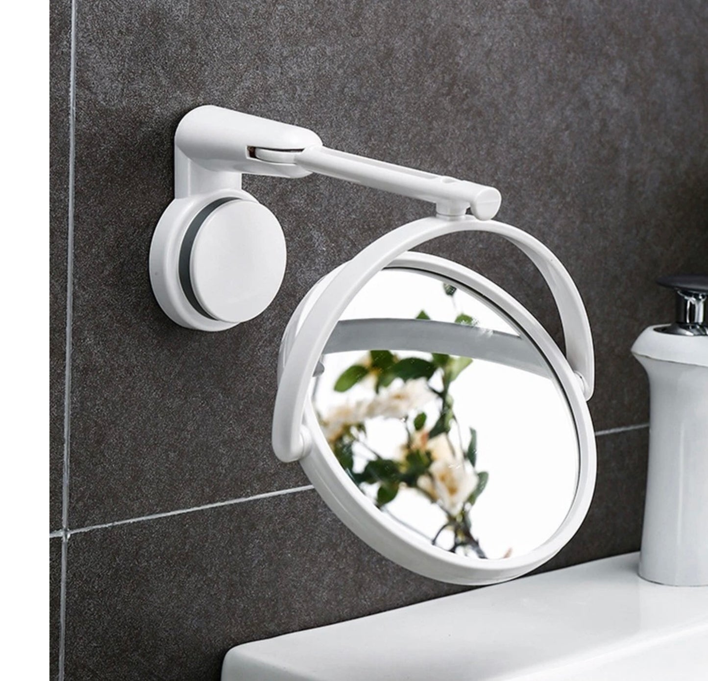 USB RECHARGEABLE MAKE UP MIRROR - STICK ON