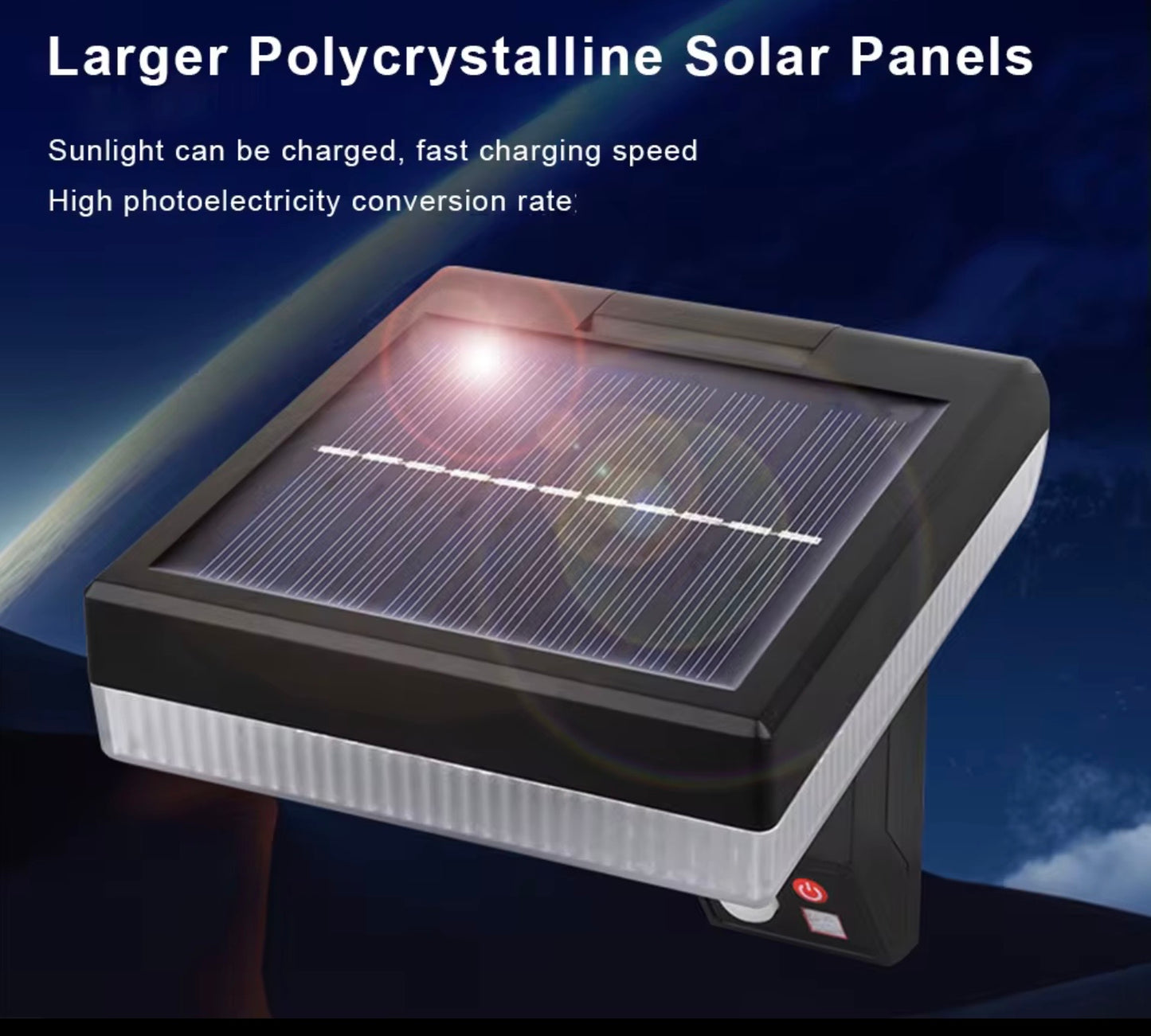 SOLAR POWERED ADJUSTABLE FOLD FLAT LED LIGHTS