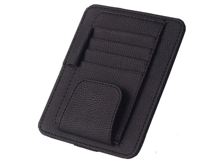 PU LEATHER CAR SUNVISOR ORGANIZER