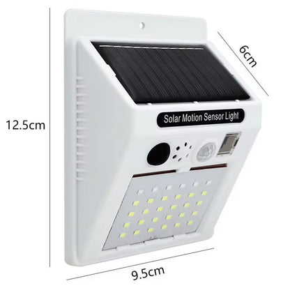 AWNING ARM SECURE STRAPS WITH BUILT IN SOLAR POWERED COMBINATION LIGHT/ALARM