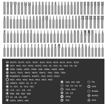 128 IN 1 SCREWDRIVER SET
