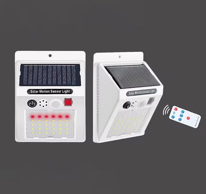 AWNING ARM SECURE STRAPS WITH BUILT IN SOLAR POWERED COMBINATION LIGHT/ALARM