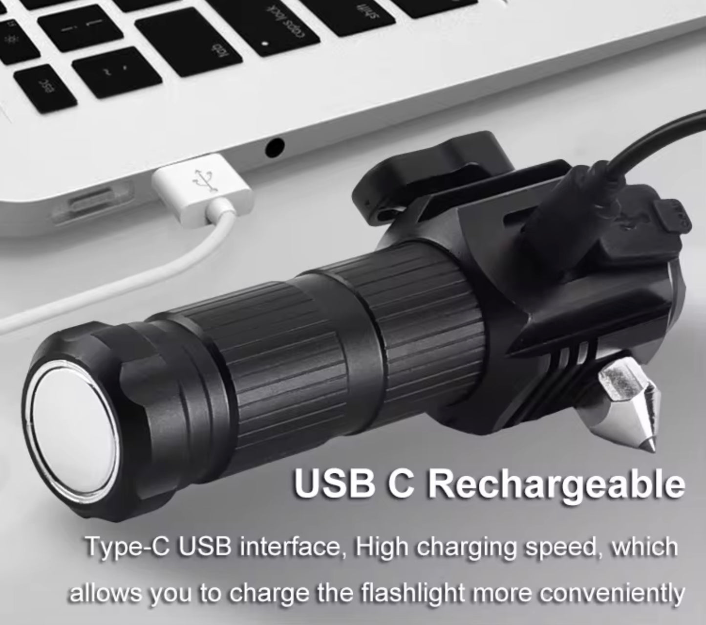 THE ULTIMATE MINI RECHARGEABLE FLASHLIGHT