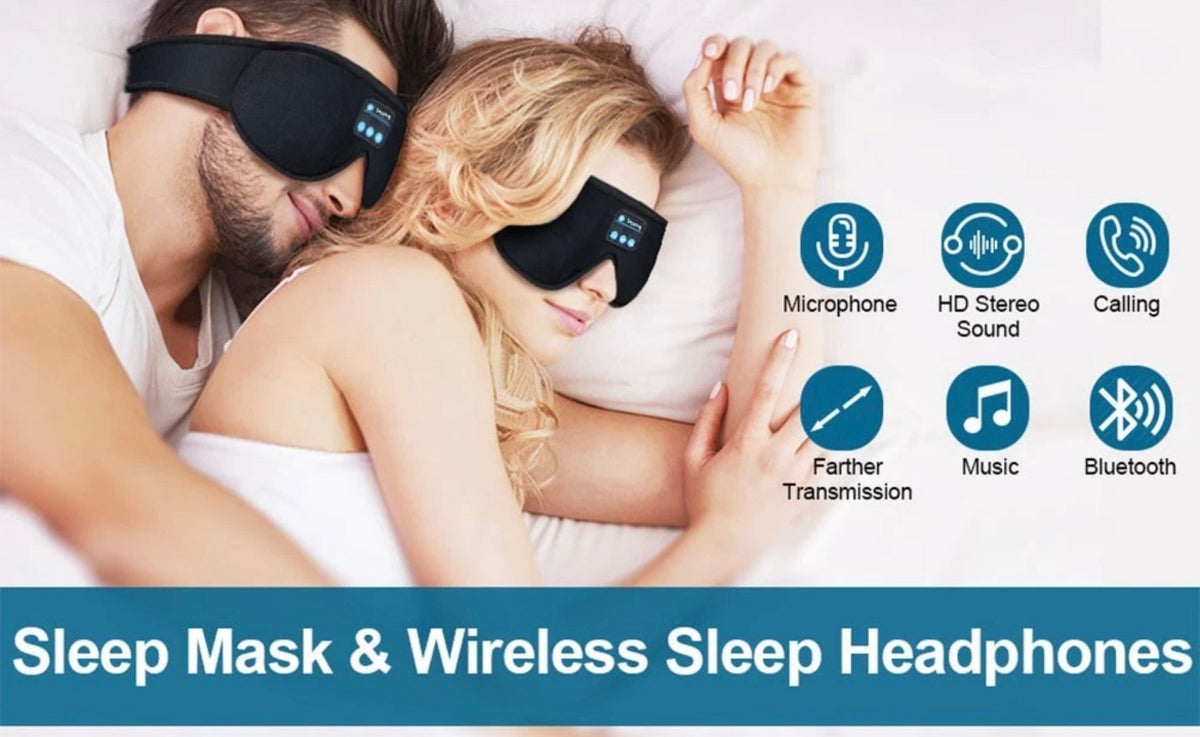 TRAVEL EYEMASK WITH STEREO BLUETOOTH SOUND