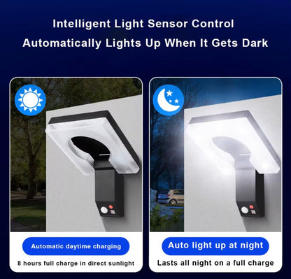 SOLAR POWERED ADJUSTABLE FOLD FLAT LED LIGHTS