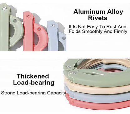 FOLDING CLOTHES HANGERS INCORPORATING CLOTHES PEGS