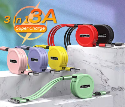3 IN 1 RETRACTABLE CHARGER