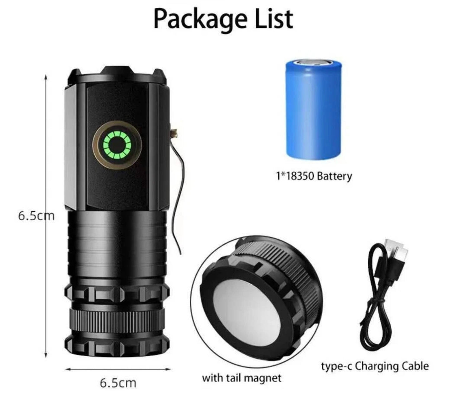 THE ULTIMATE MINI RECHARGEABLE FLASHLIGHT