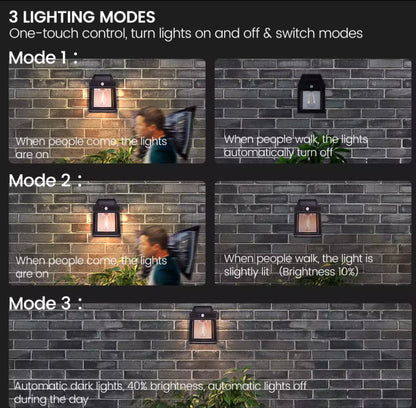 SOLAR POWERED OUTDOOR LIGHT