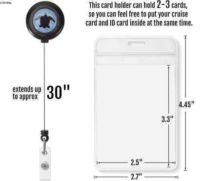 RETRACTABLE CRUISE LANYARDS FOR ALL SHIP CARDS