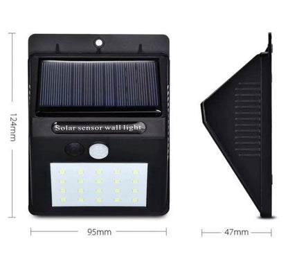 AWNING STAY WITH BUILT IN SOLAR POWERED LED LIGHT