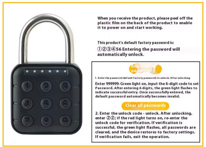 SMART PASSWORD PADLOCK