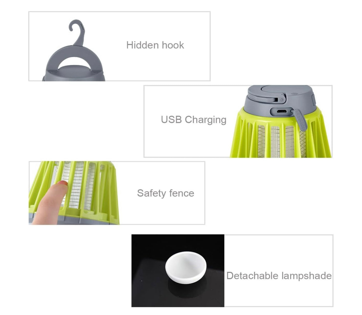 MOSQUITO KILLER LANTERN - 2 IN 1 UNIT