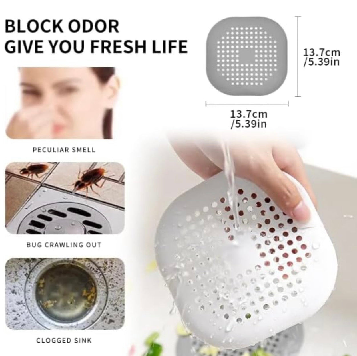 SILICON DRAIN COVER