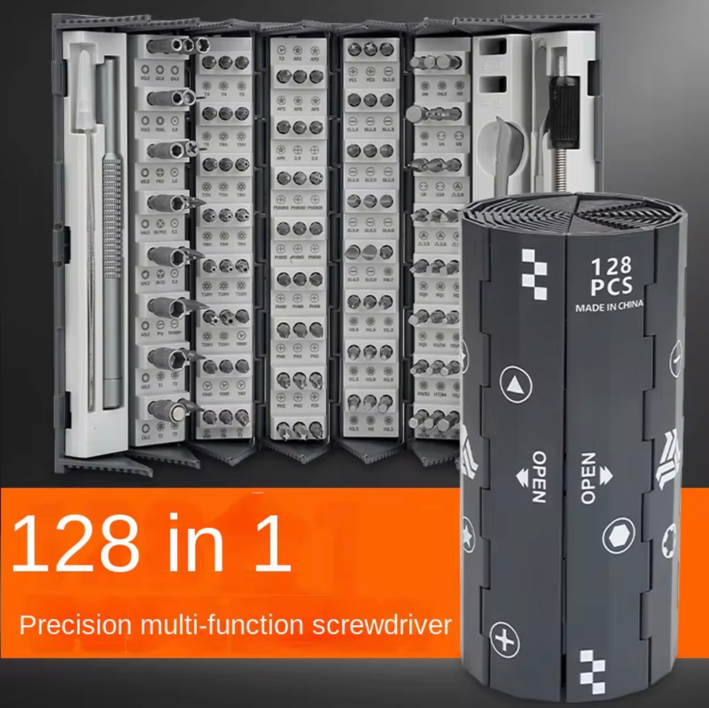 128 IN 1 SCREWDRIVER SET