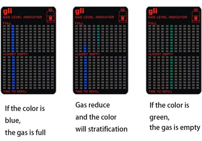 MAGNETIC GAS LEVEL INDICATOR