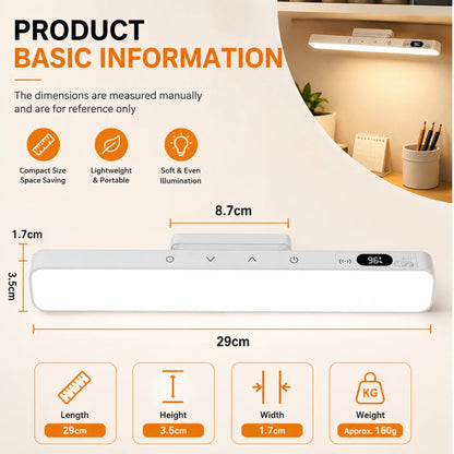 6000K RECHARGEABLE - DIMMABLE REMOTE CONTROL STRIP LIGHT