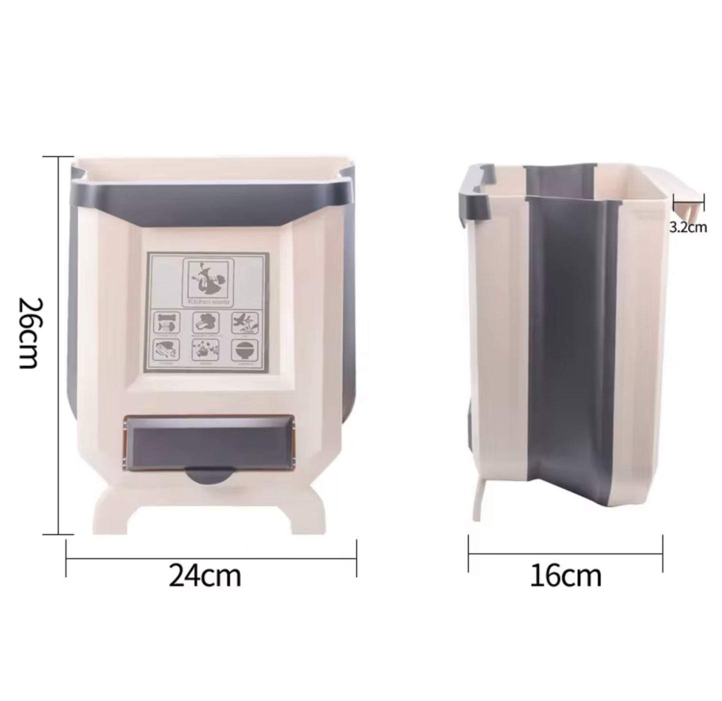 FOLD FLAT BIN - DOOR MOUNT